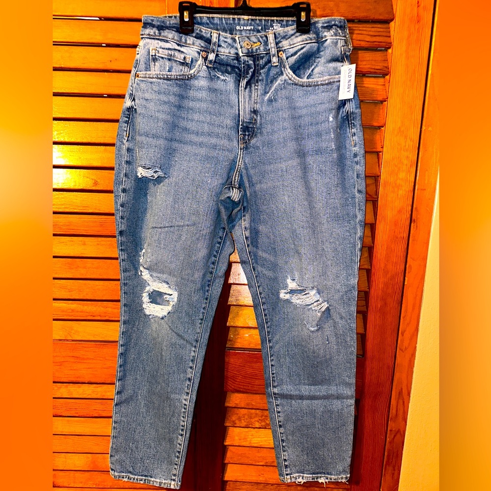 Old Navy - High Rise - Curvy OG Straight Jeans - Size 12 - Womens